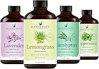 Vista 1 de Handcraft Blends Aceite esencial de citronela, aceite esencial de menta, aceite esencial de eucalipto y aceite esencial de lavanda, enorme 4 onzas