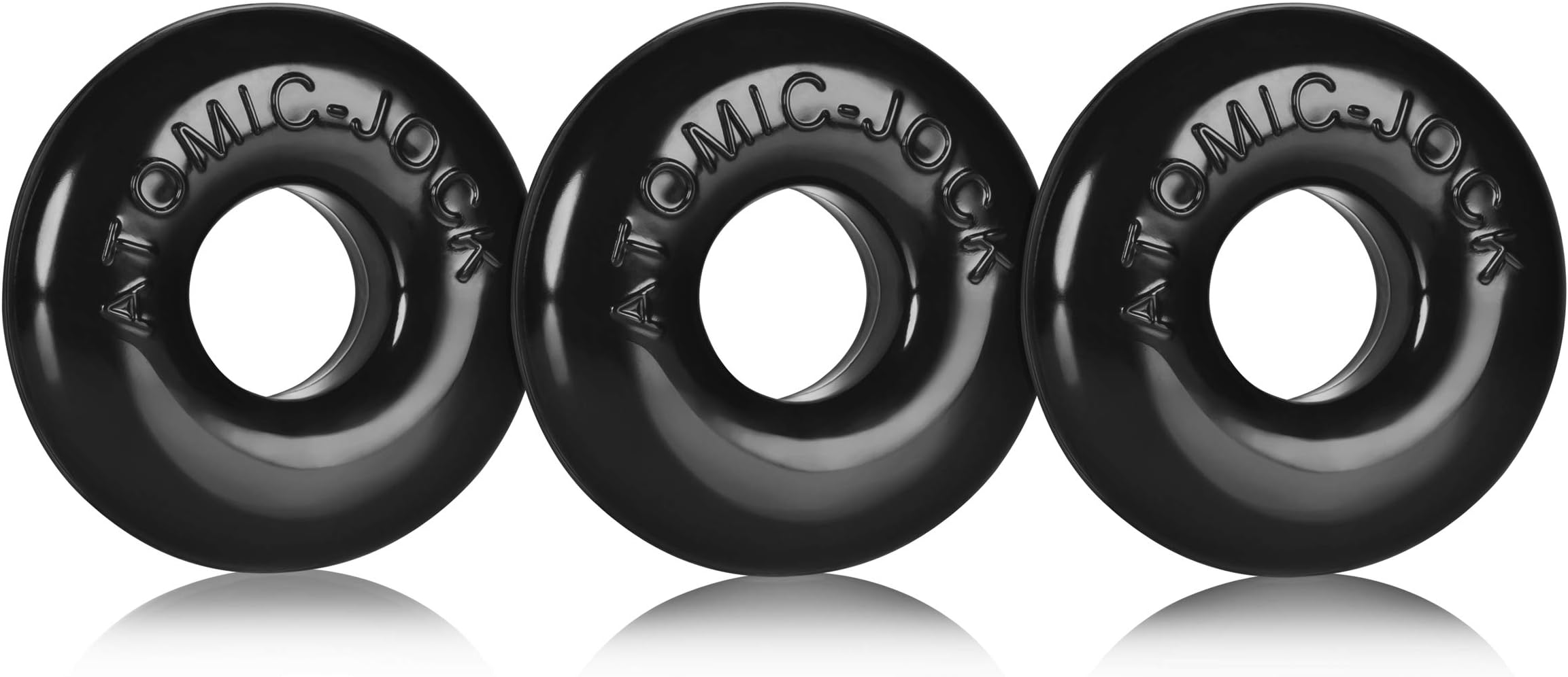 Ringer, Small, Black, Pack of 3