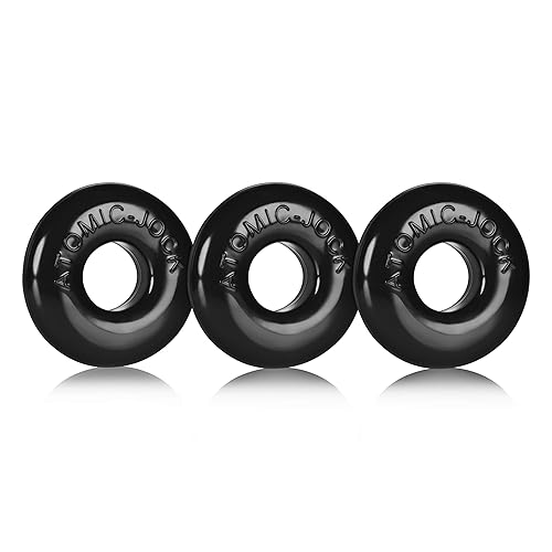OXBALLS Ringer 3-Pack cockrings, Black - Black - U