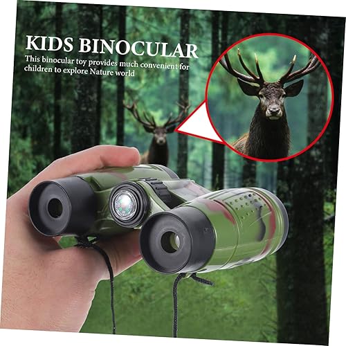 Miniatura 7 de 4 piezas telescopio binocular juguete binocular mini juguete para niños juguetes lanzacohetes para niños 8-12 niños divertidos desmontable pequeño