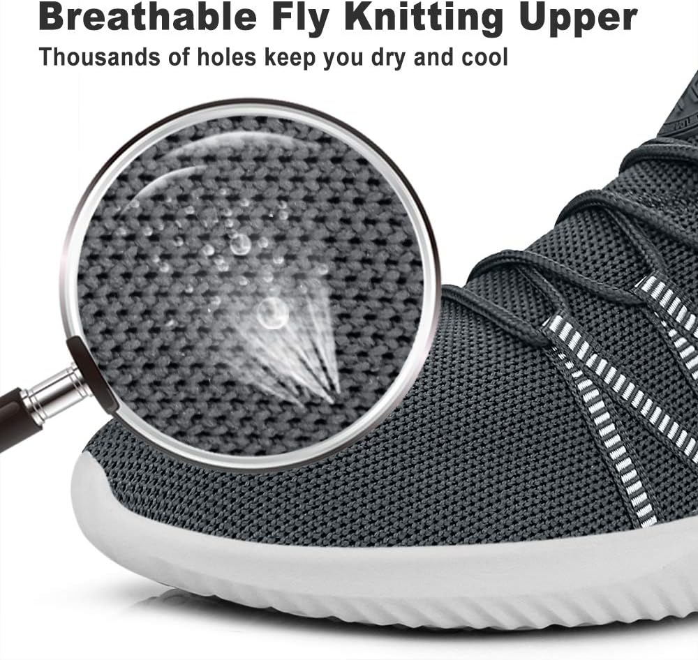 Feethit Mens Slip On Running Shoes Breathable Lightweight Comfortable Fashion Non Slip Sneakers for Men - Image 4