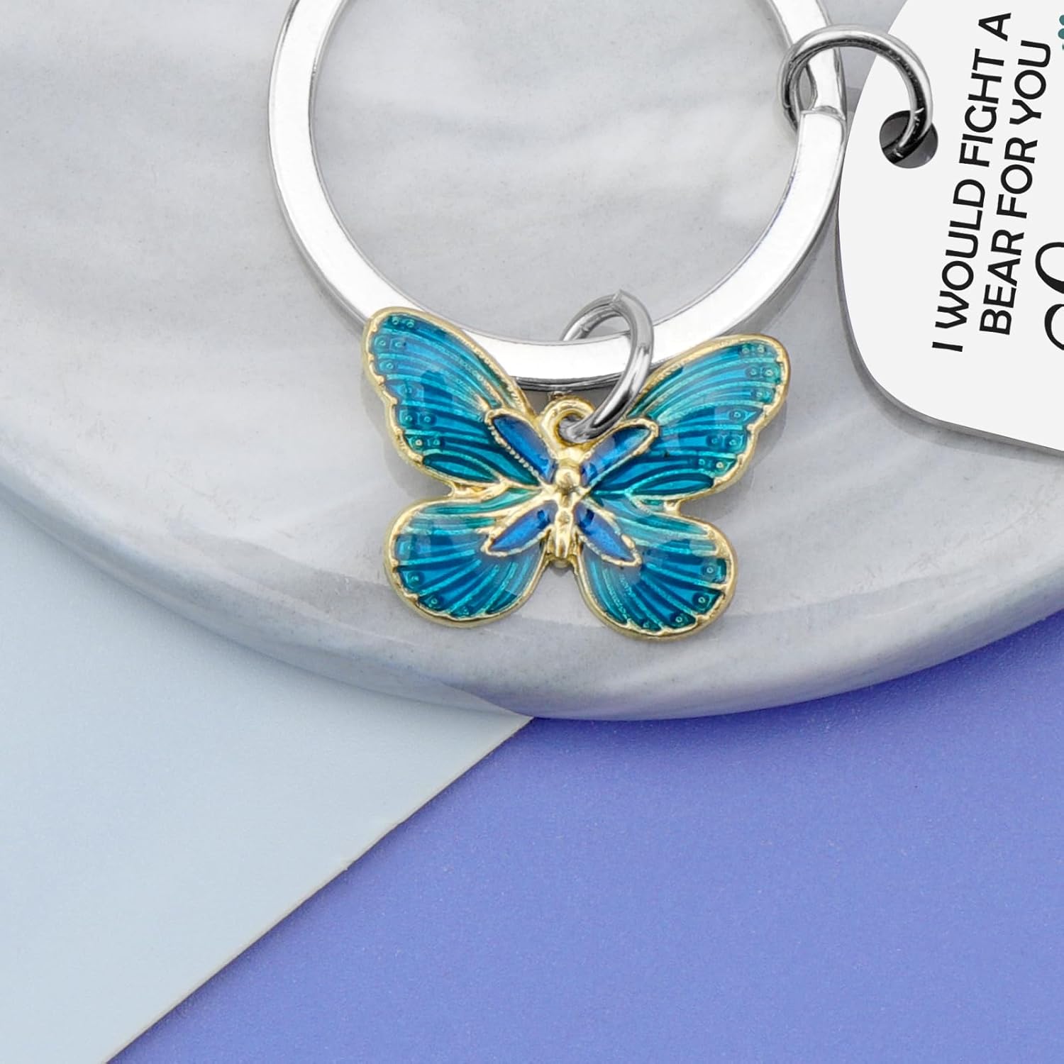 Vadaka Sister Birthday Keychain from Brother Funny Sister Keychain Birthday Gifts for Sisters Graduation Gift Little Sisters Gift from Big Brothers Christmas Valentines Day Gifts Keychains - Image 4