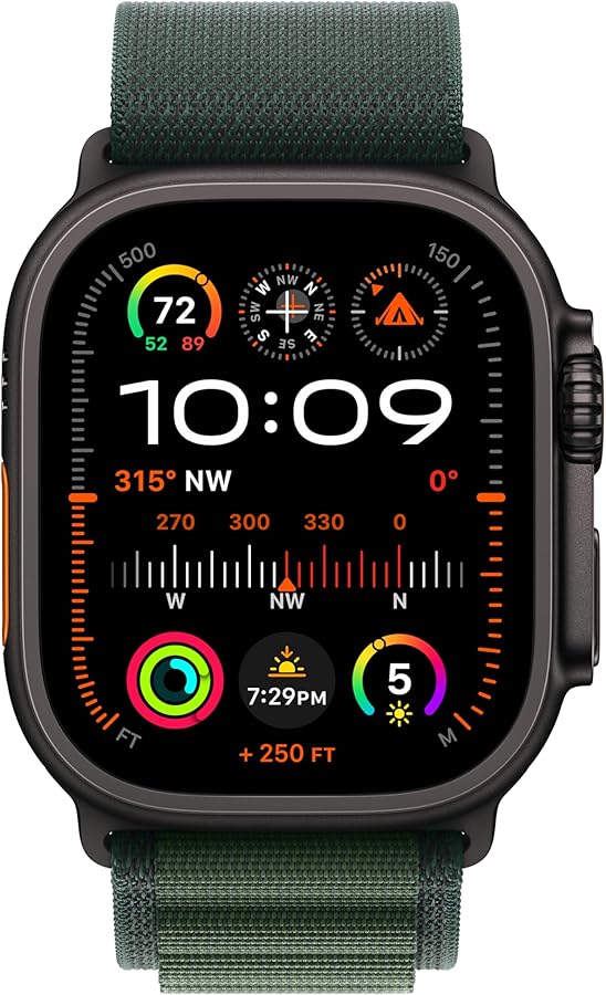 Amazon.co.jp: Apple Watch Band - 49mmケース用ダークグリーン