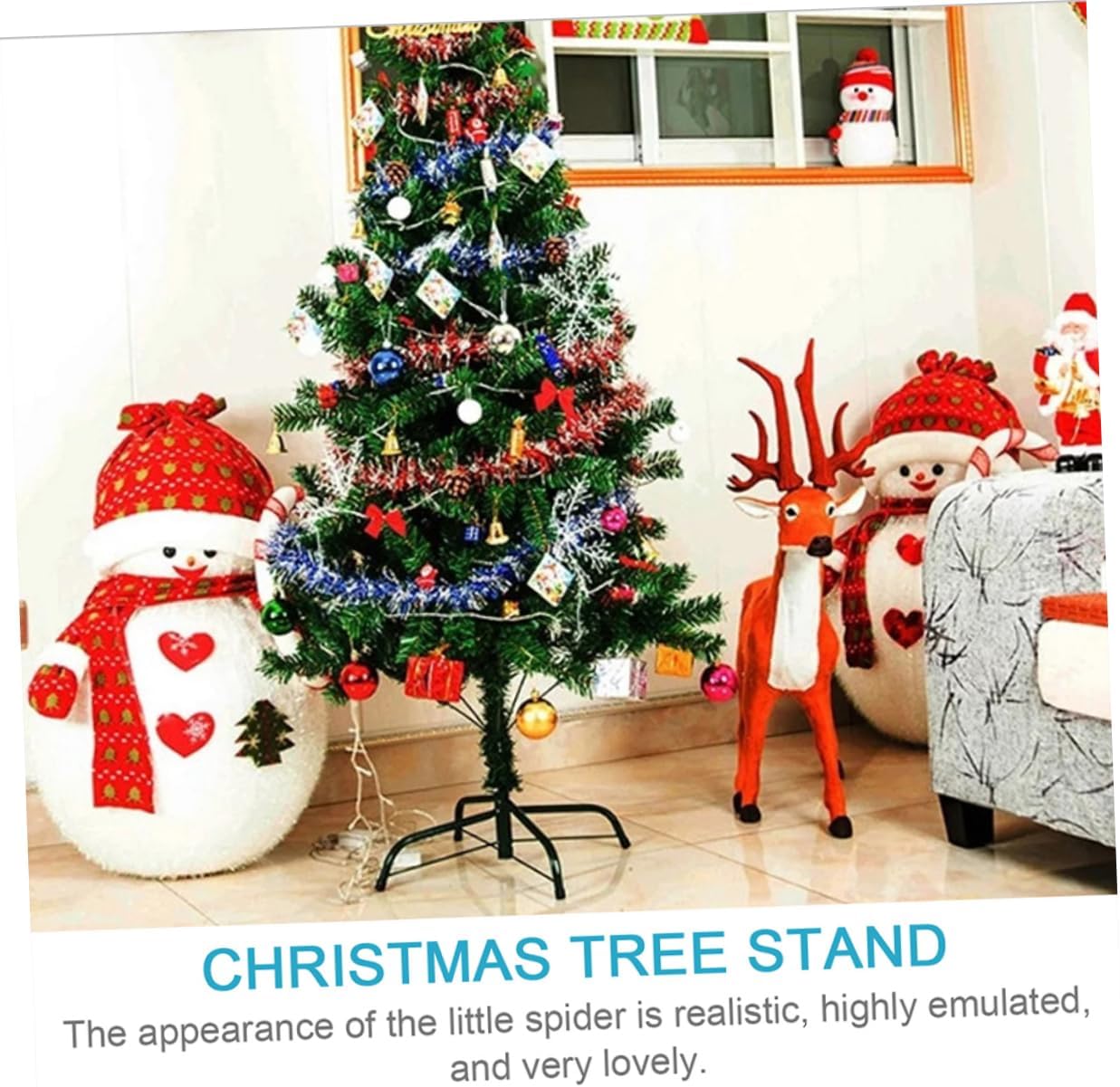 2pcs Christmas Tree Stand Iron Bracket for Xmas Good Stability