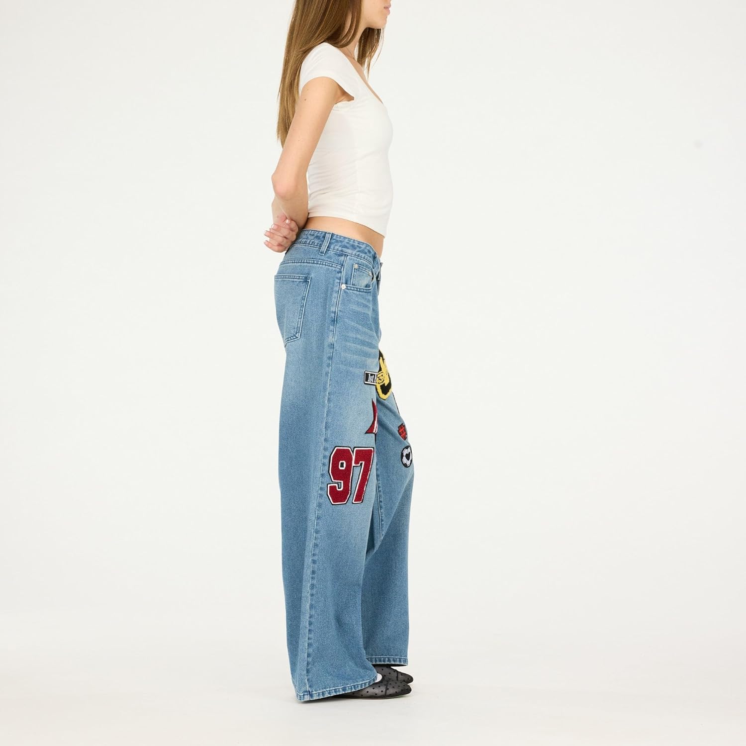 Forever 21 Womens Short Sleeve Scoop Neck Fitted Top - Image 3