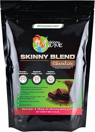 Miniatura 2 de Skinny Blend  Mejor batido de pérdida de peso para mujeres, batidos de proteína dietética, reemplazo de comida, bajo en carbohidratos, suplemento