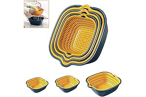Z23Z 6PCS Colander Plastic Set: The Ultimate Kitchen Convenience