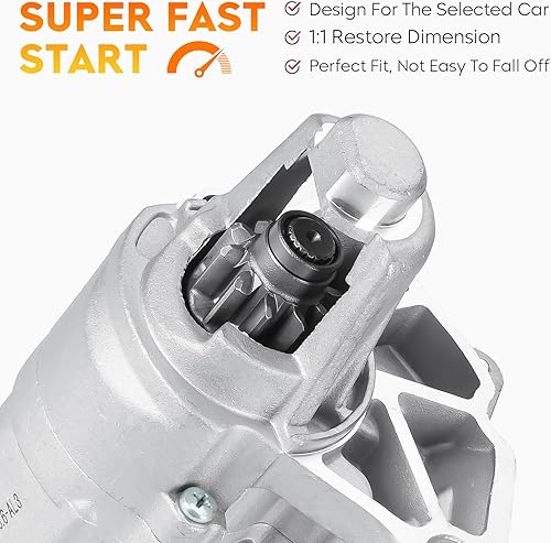Miniatura 2 de Motor de arranque para Dodge Ram 1500 1996-1998, Ram 2500, Ram 3500, B1500, B2500, B3500, Dakota, 1998 Durango 5.2L 5.9L 3.9L, 56027702