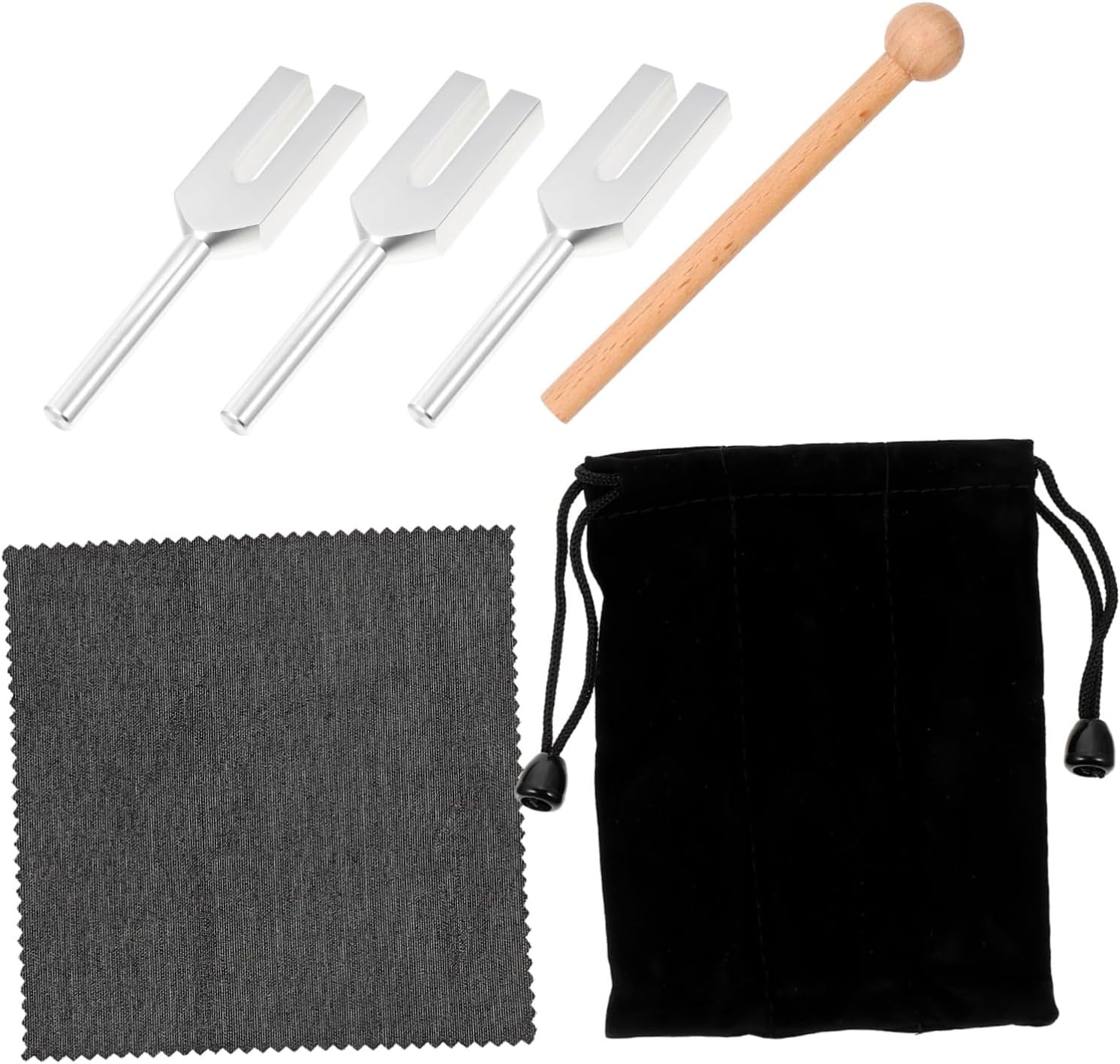 1set Aluminum Alloy Tuning Fork Hammer for Sound Therapy Music Tuning and Chakra Healing Hammer