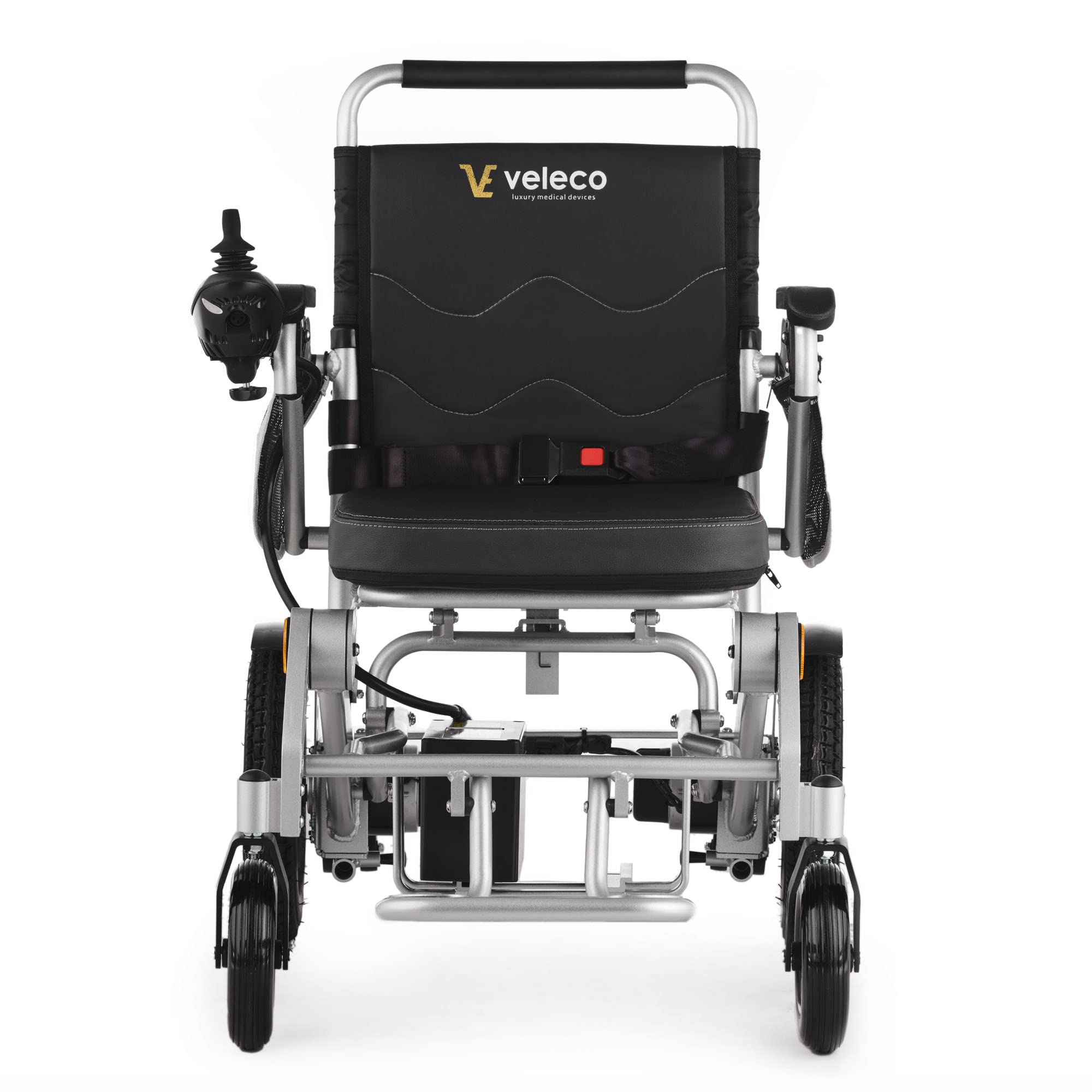 COSMO: silla de ruedas eléctrica ultraligera plegable con joystick de fácil manejo
