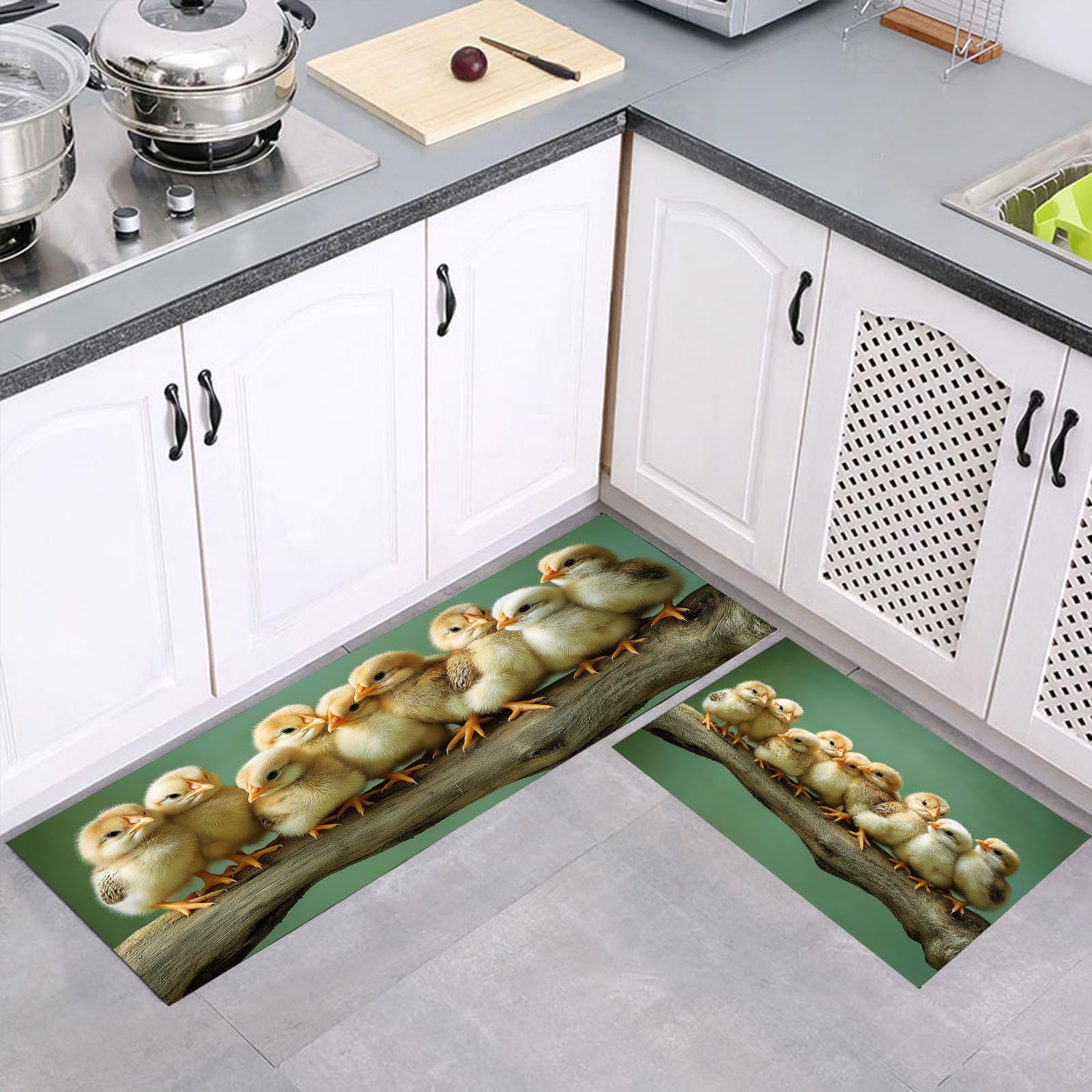 Alfombras de cocina superabsorbentes que evitan resbalones y protegen tu suelo con estilo