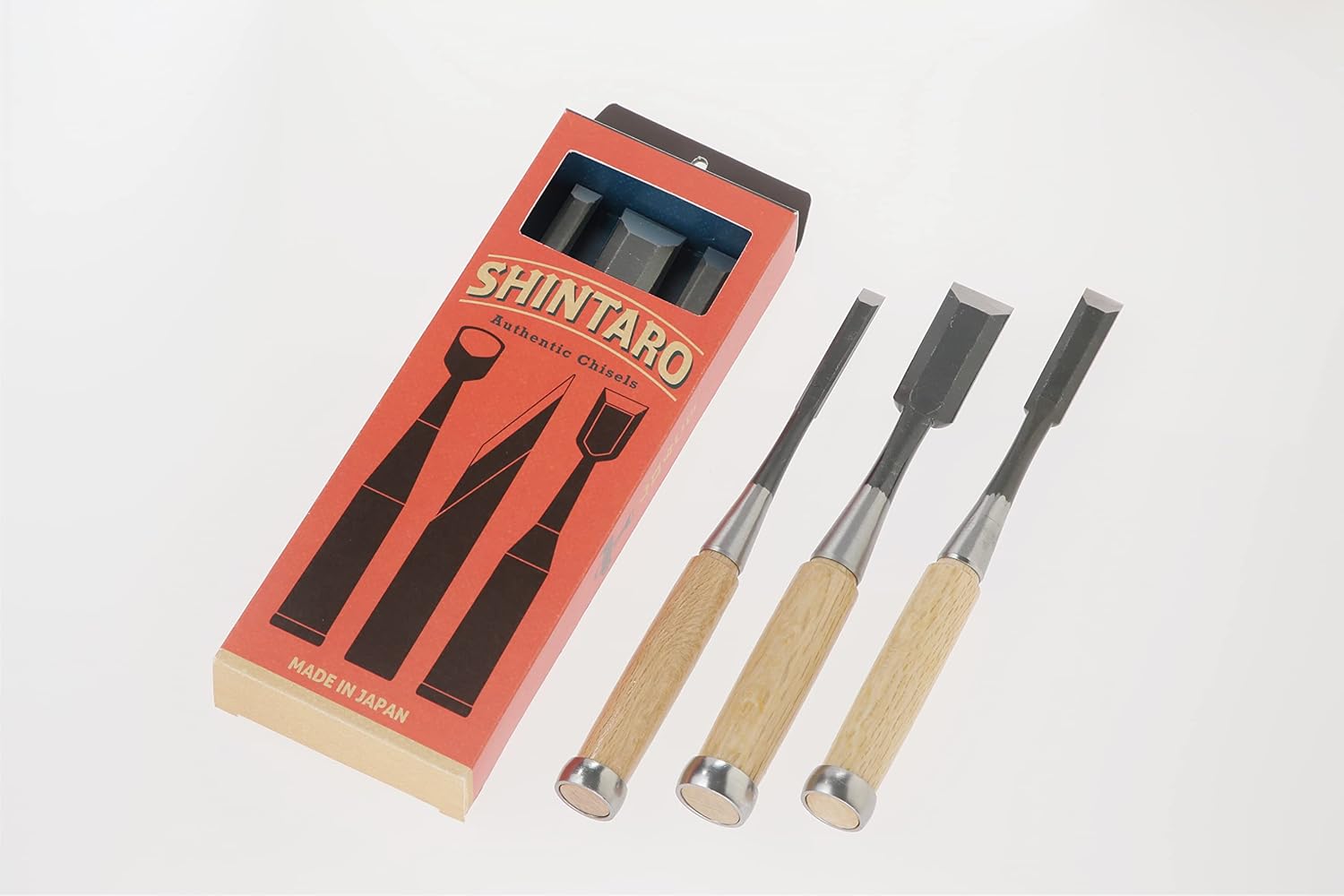 SHINTARO Authentic Japanese Chisel Set 3 Pieces