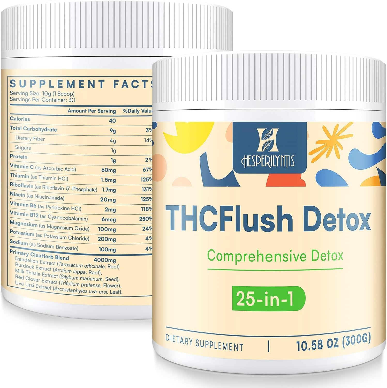 Detox Powder Supplement, Full Body Detox for Men & Women, Liver Cleanser, Multi-System Cleanse & Purify & Repair for Kidney, Liver, Digestion & Immune, 30 Servings