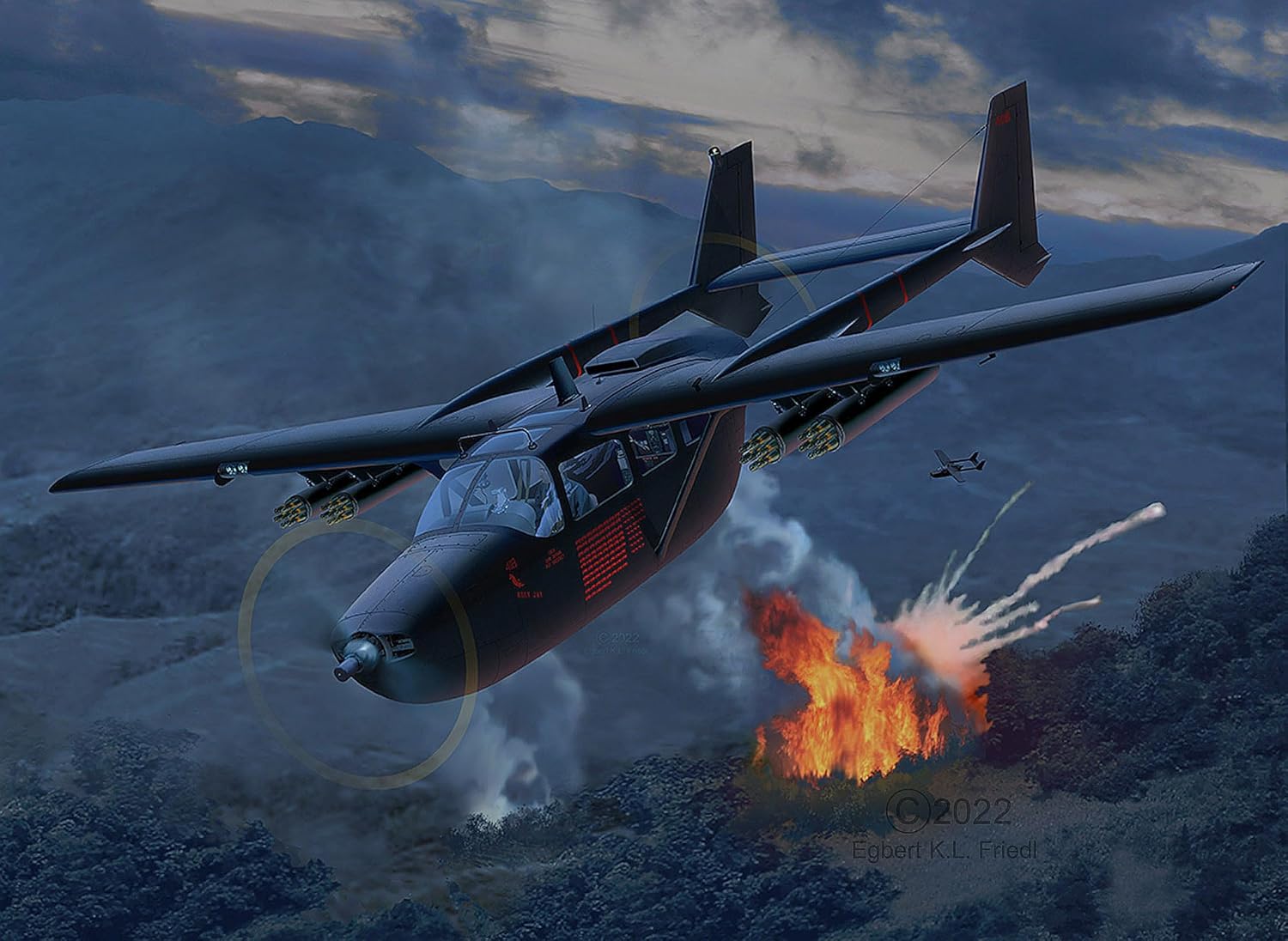 Revell 03819 O-2A Skymaster 1:48 Scale Model Kit