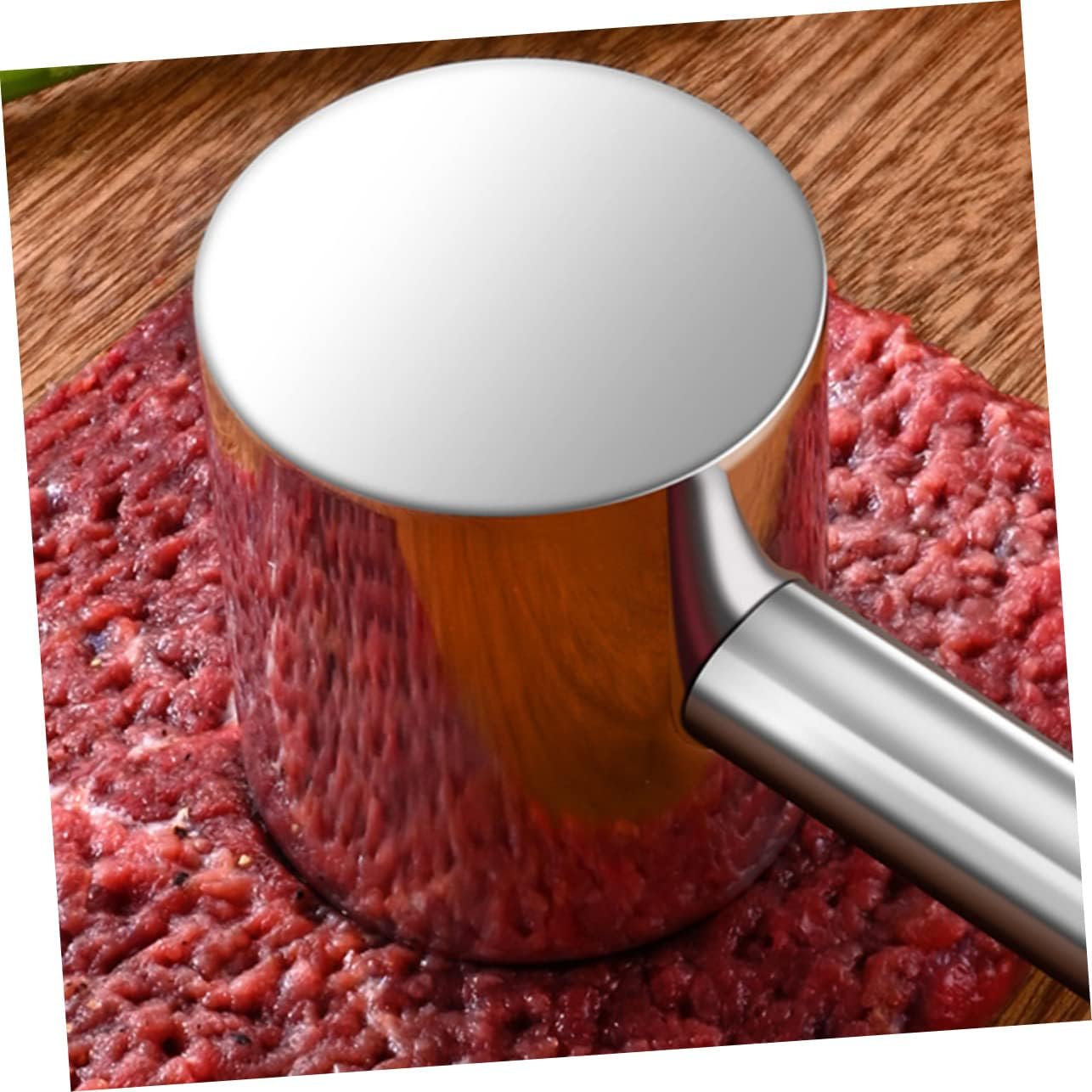 Amosfun Multi Function Meat Mallet Tenderizer Tool Hammer for Kitchen Use Tenderizes Meat and Poultry Without Shredding and Resistant Cooking Essential