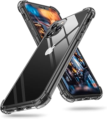 ORIbox for iPhone 11 Pro Max Case - Black, 4 Corner Shockproof Protection