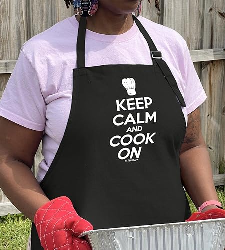 Miniatura 10 de ThisWear Keep Calm And Bake Cook or Grill On Two Pocket Adjustable Bib Delantal