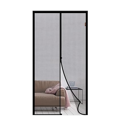 MAGZO Magnetic Screen Door 32 x 80, Durable Fiberglass Screen Doors with Magnets Fit Door Size 32