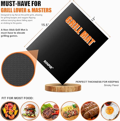 Miniatura 4 de Juego de 31 accesorios para parrilla de barbacoa para hombres y papá, herramientas de parrilla resistentes, regalos para Navidad, kit de utensilios