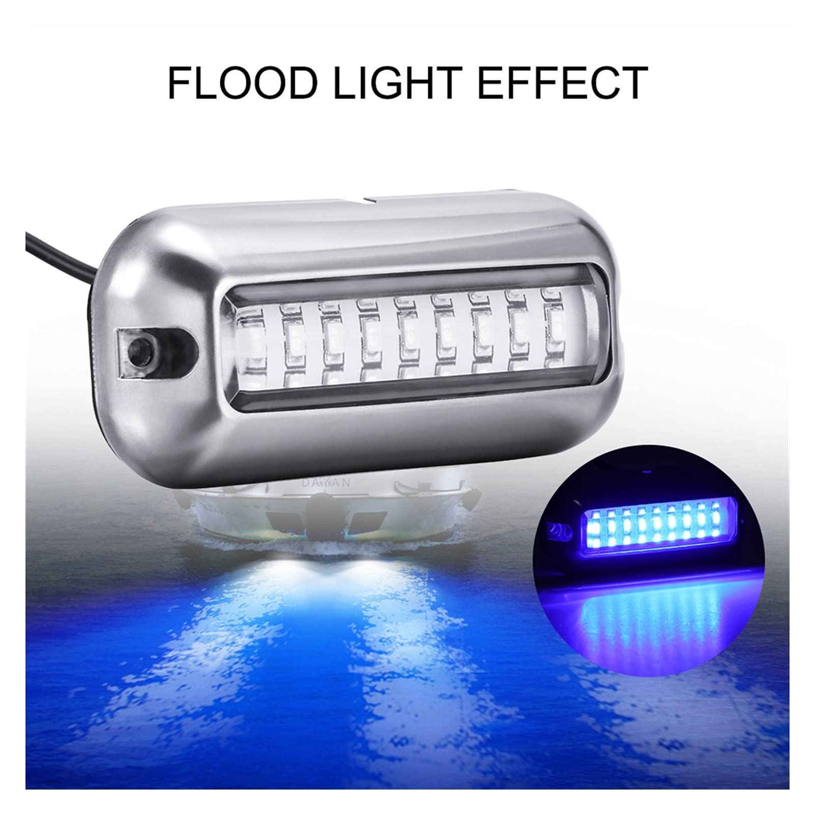 Luci di Navigazione 2.7°12V.PONTOOM TRACCUPA della Barca SUBACQUA Pontoon Pontoon Barche Accessori Barca Acciaio Inossidabile in Acciaio Inossidabile Acciaio in Acciaio in Acciaio Marine IP68