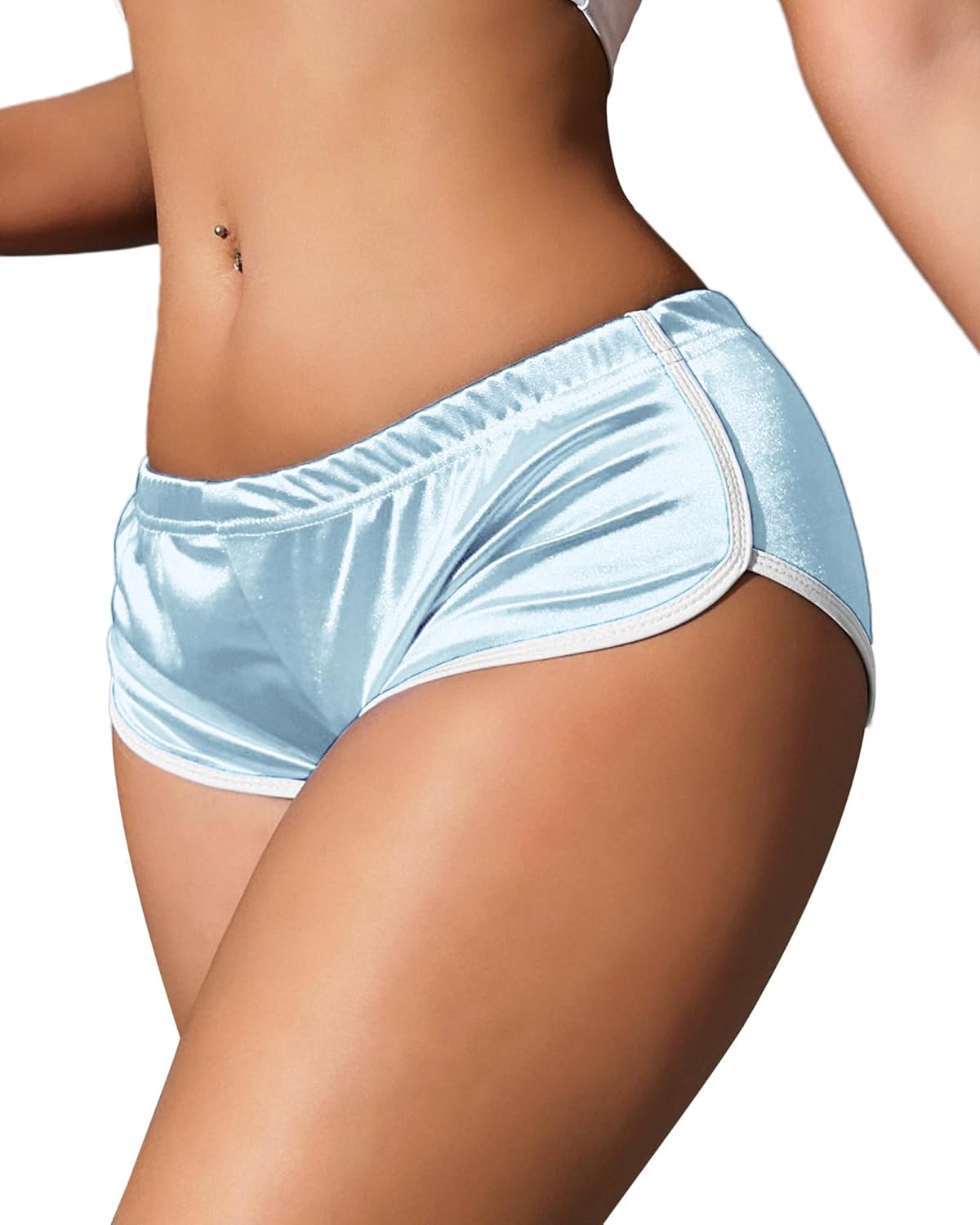 Hot Pants Shorts Booty Shorts Sports High Cut Yoga Gym Running Slimming Fitness Activewear Butt Lifting Rave Bottoms