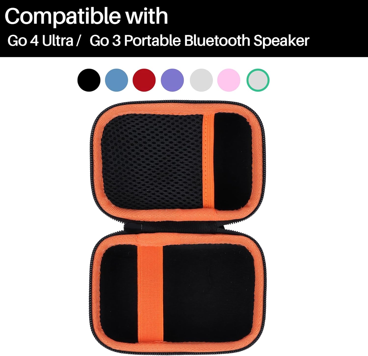 Hard Case Compatible with JBL GO 4 GO 3 Portable Speaker - Image 3