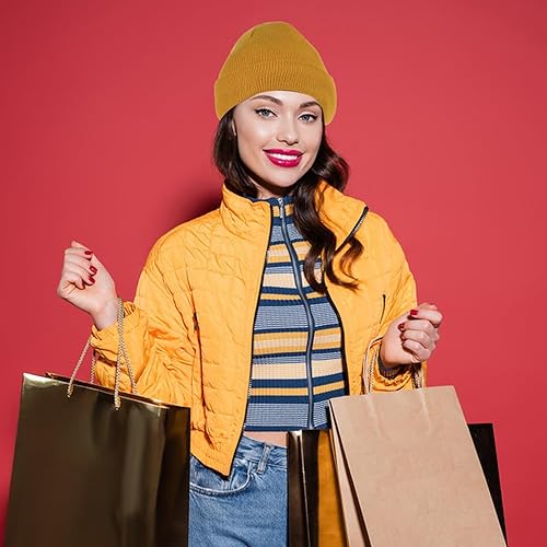 Miniatura 7 de American Trends Gorro para hombre y mujer gorro de punto suave y lindo con diseño de calavera