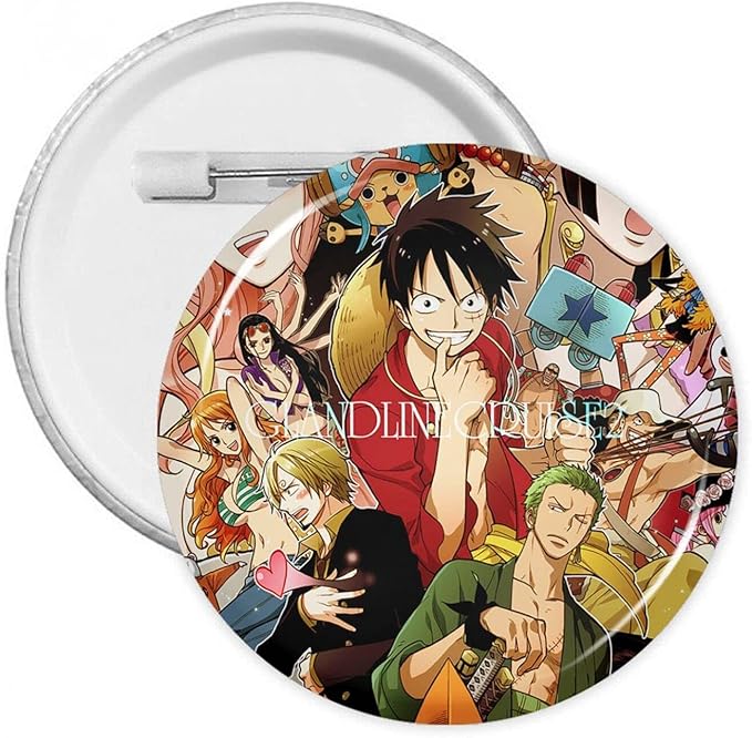 Amazon One Piece ワンピース バッジ バッジ キャラクター アニメ おしゃれ バッグ掛け 脱落防止 ジュエリー 通販