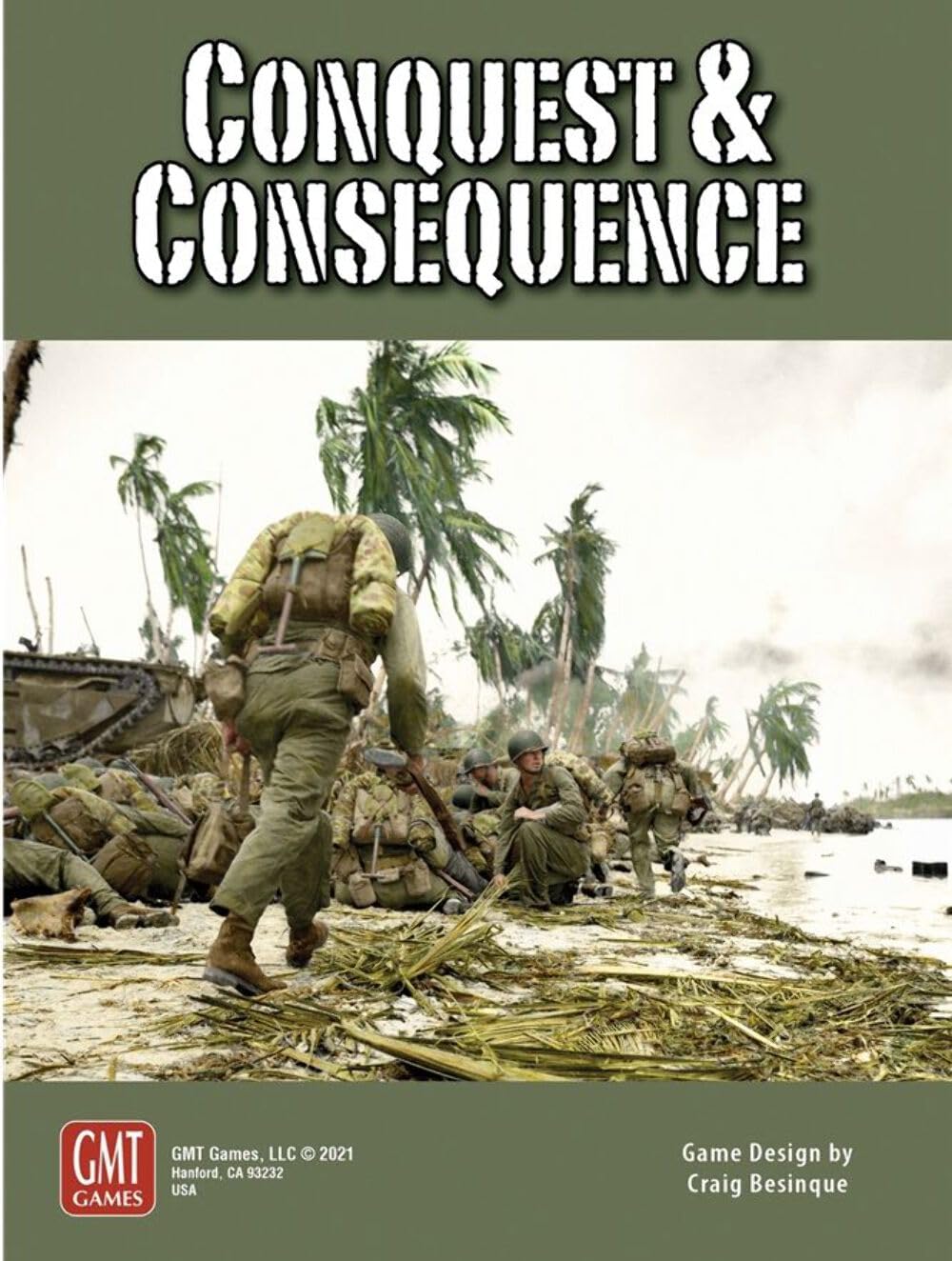 GMT Games , Conquest and Consequence , Card Game , Ages 12+ , 2-3 Players , 240-360 Minutes Playing Time, Multicolor (GMT2117)