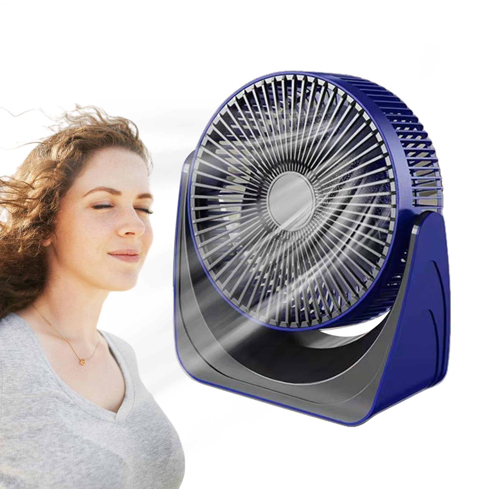 Ventilateur de Bureau de Table Soufflerie Puissante avec 5 Vitesses Réglables