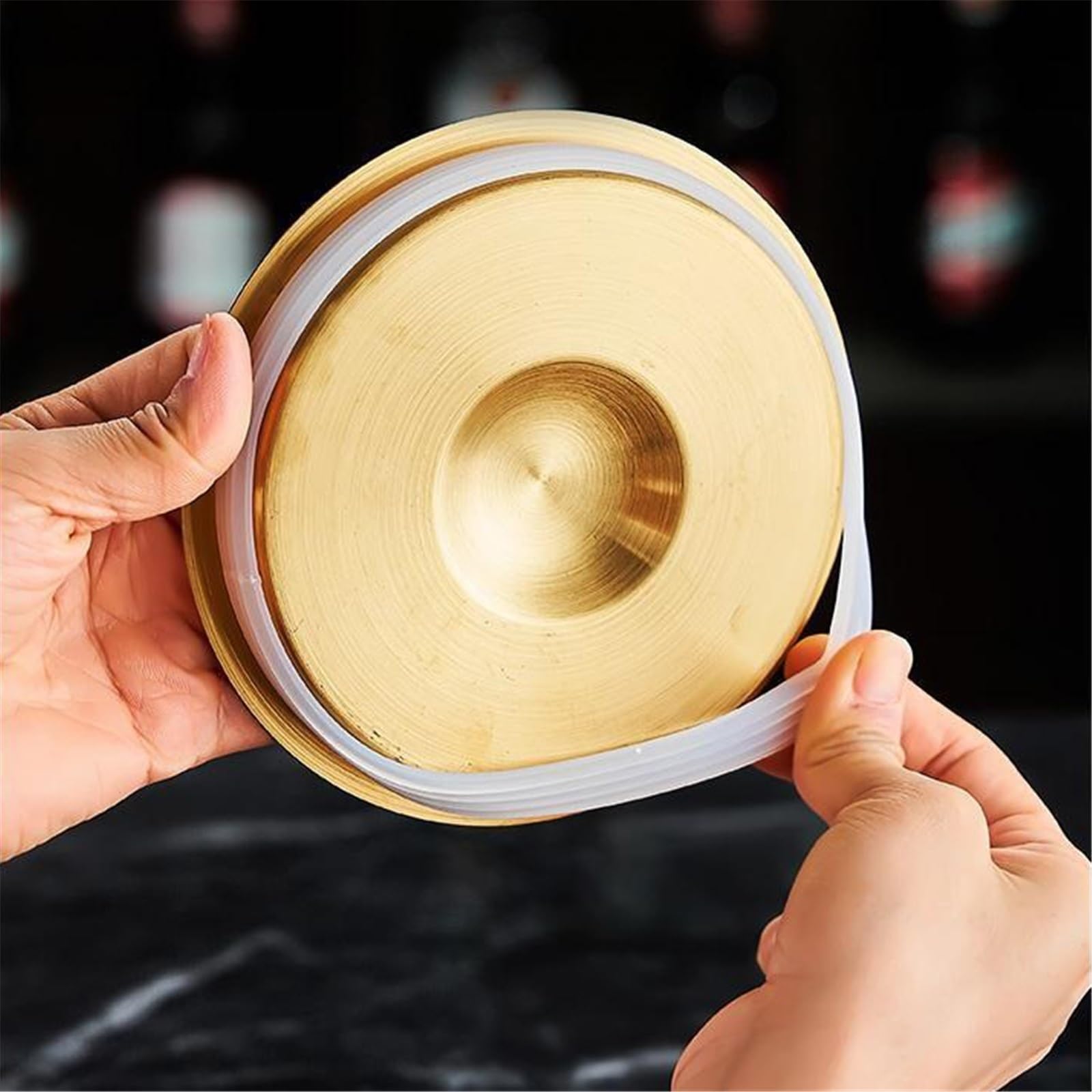 Cubo de hielo para botellas de cerveza, doble capa de acero inoxidable dorado con tapa para barras de cóctel, congeladores y accesorios de vino