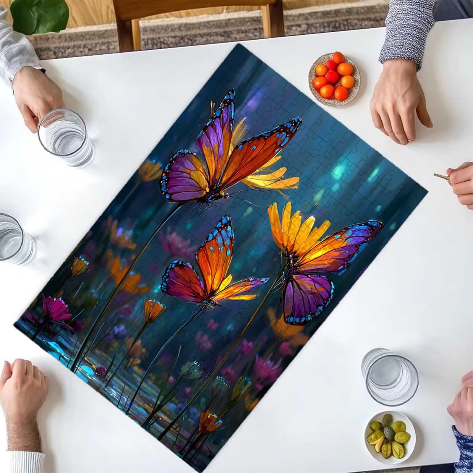 1500 Pezzi di Puzzle, 1500 Pezzi di Puzzle per Adulti, Regalo Anniversario, Regalo Natale, Decorazione Della Casa, Prevenzione Della Degenerazione Cerebrale Negli Anziani 87x57cm PjY10822 U-V