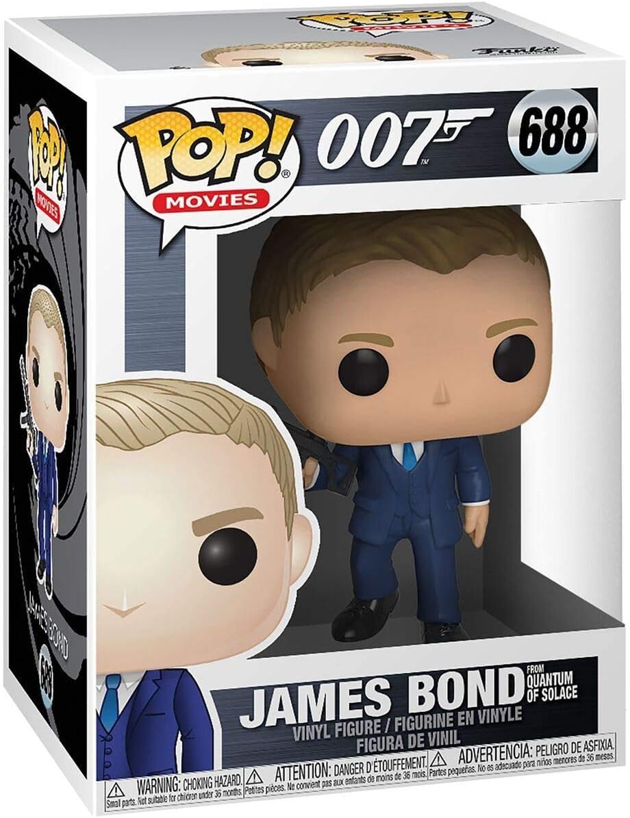 Funko Pop! Movies: James Bond S2 - Daniel Craig, Casino Royale, Action Figure - 35678