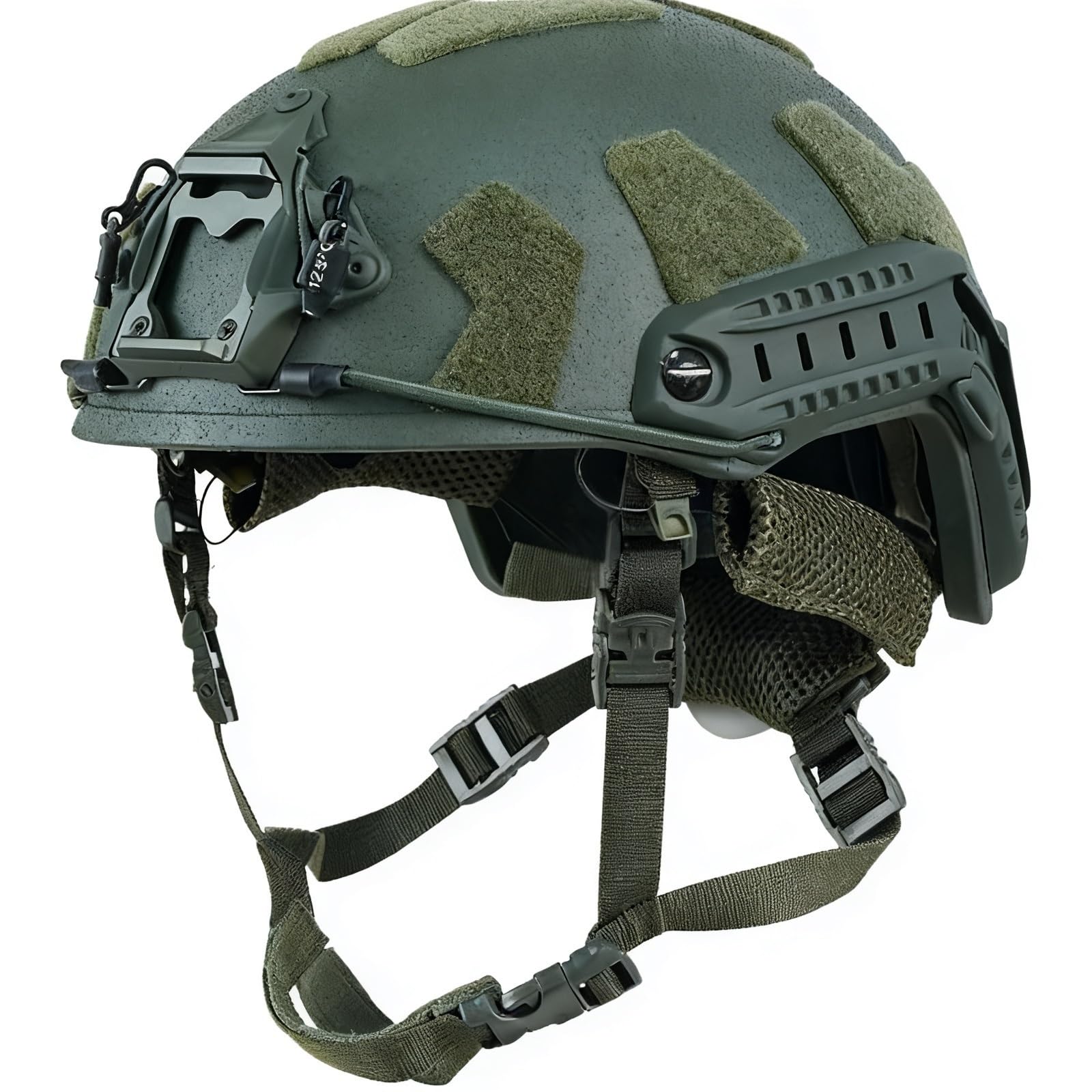 Amazon.co.jp: 高切版FAST戦術ヘルメット オリーブドラブ FRPポリマー