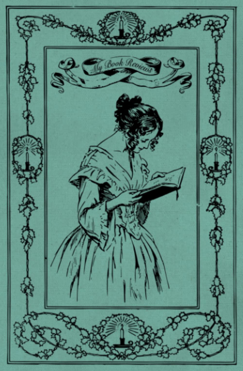 My Book reviews; Vintage journal log book for book lovers & reading diary for bibliophiles & book worms