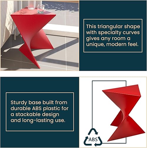 Miniatura 73 de LeisureMod Mesa auxiliar moderna color gris, elegante mesa auxiliar para dormitorio y sala de estar