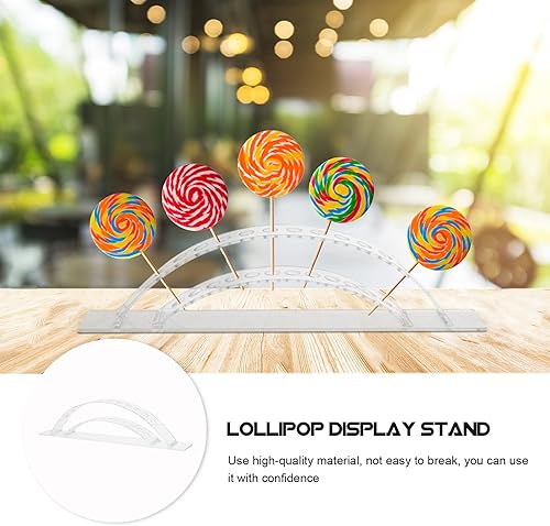 Miniatura 5 de Soporte de exhibición de piruletas para tartas, soporte de exhibición de pop, soporte de acrílico transparente, soporte para tablero, palillos de