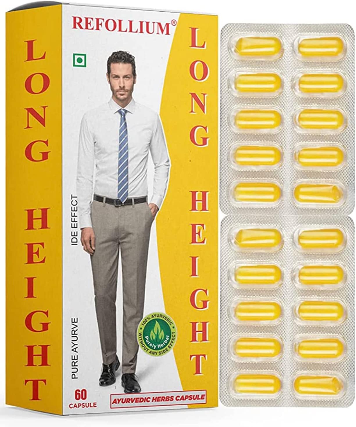 Long Height Capsules looks Ayurvedic Capsule For Boys and Girls (Pack of 1)