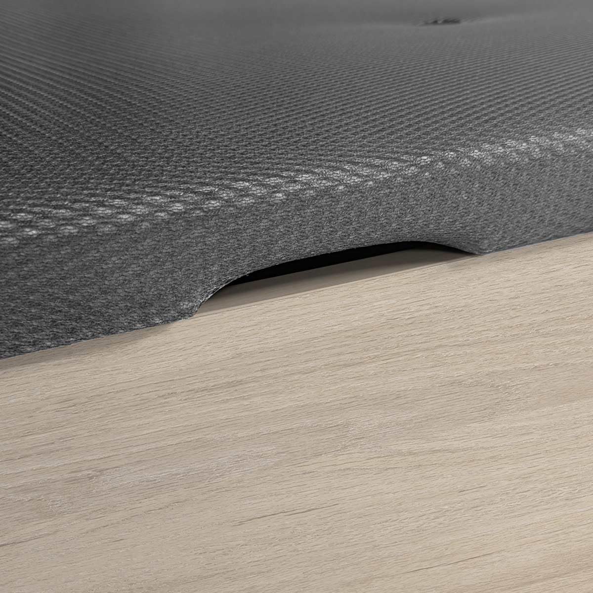 DEKIT Grupo RIMOBEL - LAN CANAPE Recto con Zapatero Cama 135- Natural -32x134x190cm