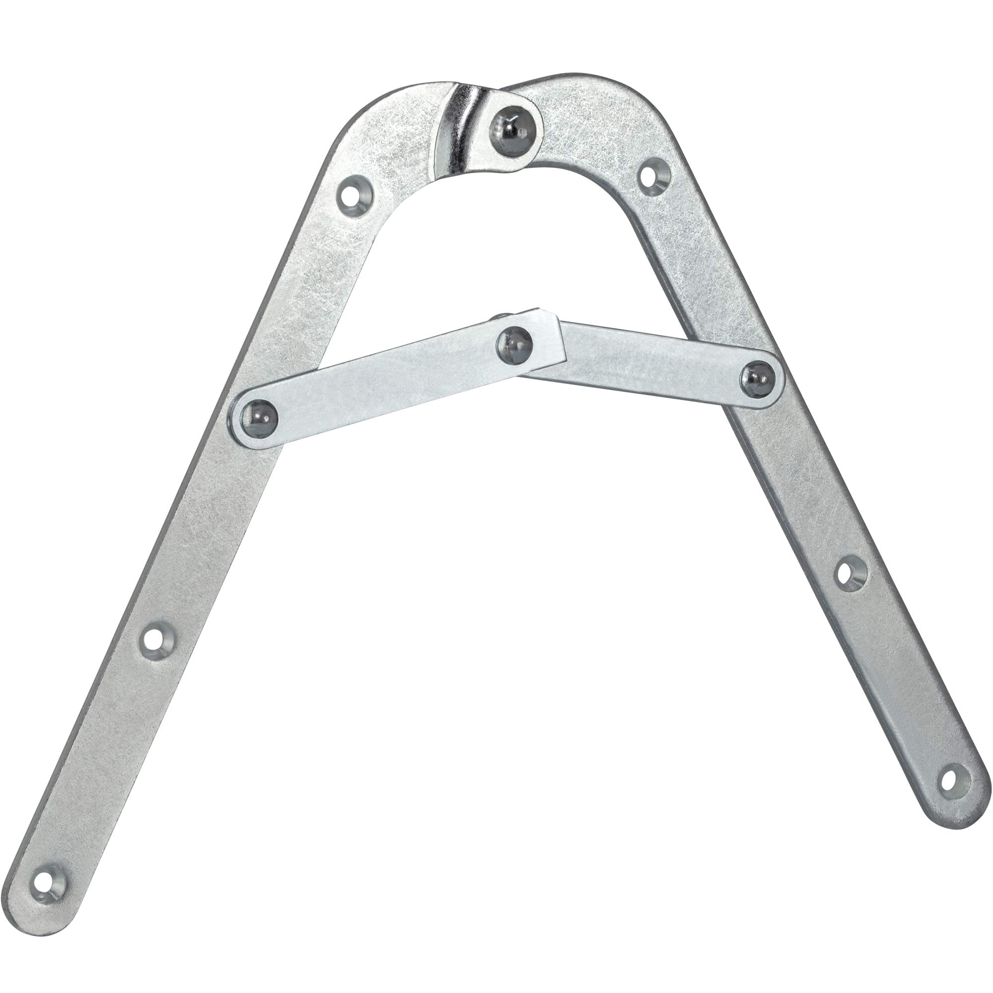 Gedotec Ladder Hinges with Lock, Galvanized Steel, 2 pieces - with brakes - Image 2