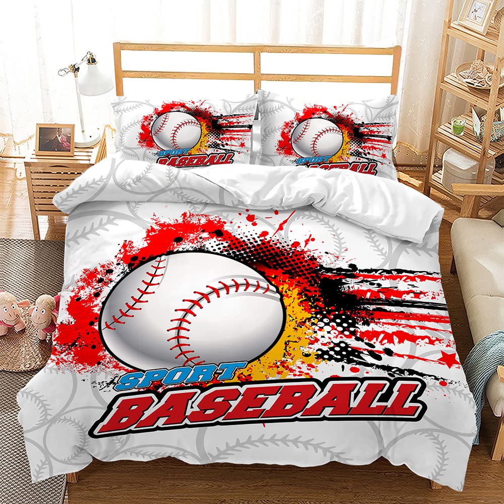 Housse de couette Stitch baseball 200x200 le cadeau parfait pour décorer le lit d'un enfant