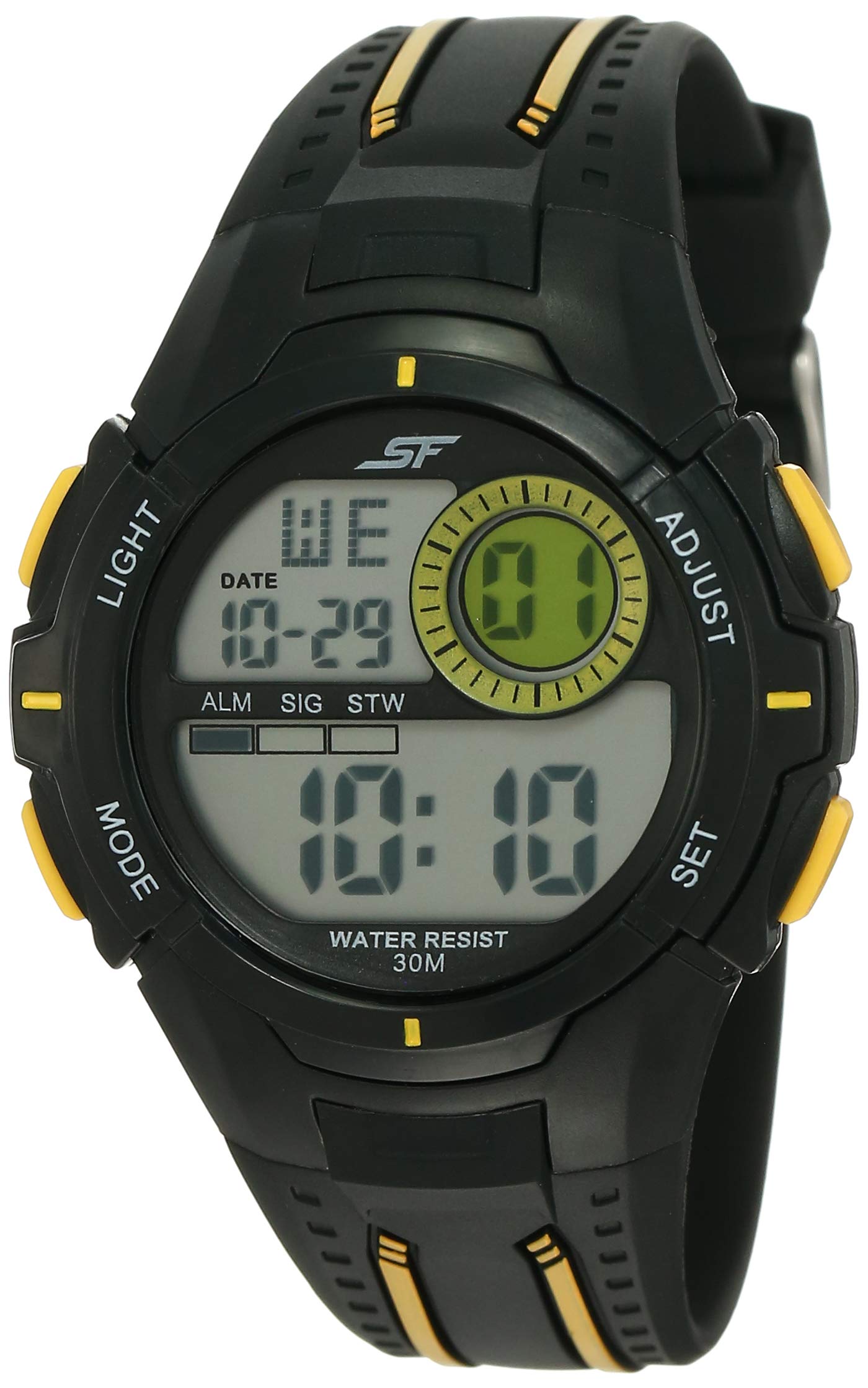 SF Essentials Digital Black Round Dial Mens Casual Watch-77112PP03 (B08JTS3VTP) Amazon Price History, Amazon Price Tracker