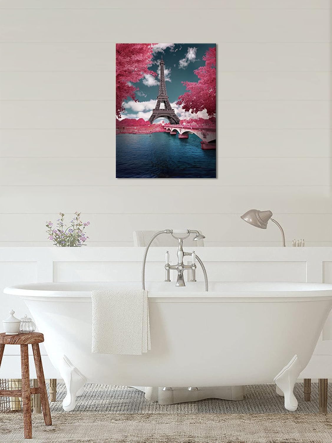 Paris Decor For Bedroom Teen Girl Room Decor For Women Girls Bathroom Decor Wall Art Paris Bathroom Decor Eiffel Tower Decor Office Decor For Women Pink Room Decor Teenage Girl Room Decor Canvas Art