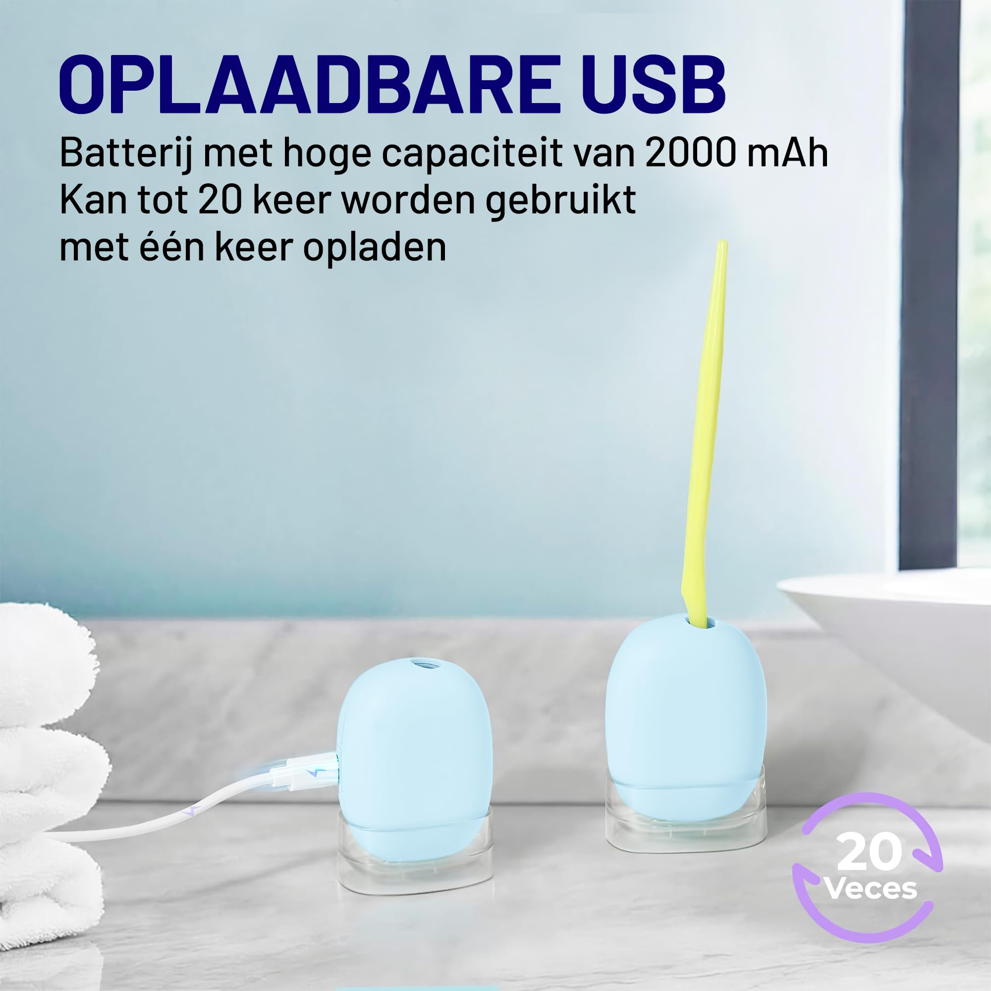 Esterilizador Cepillo Dientes Portátil UV Recargable | Higienizador Cepillo Dientes USB - Esterilizador Dental Ultravioleta y Estuche para Viajes, Hogar y Oficina