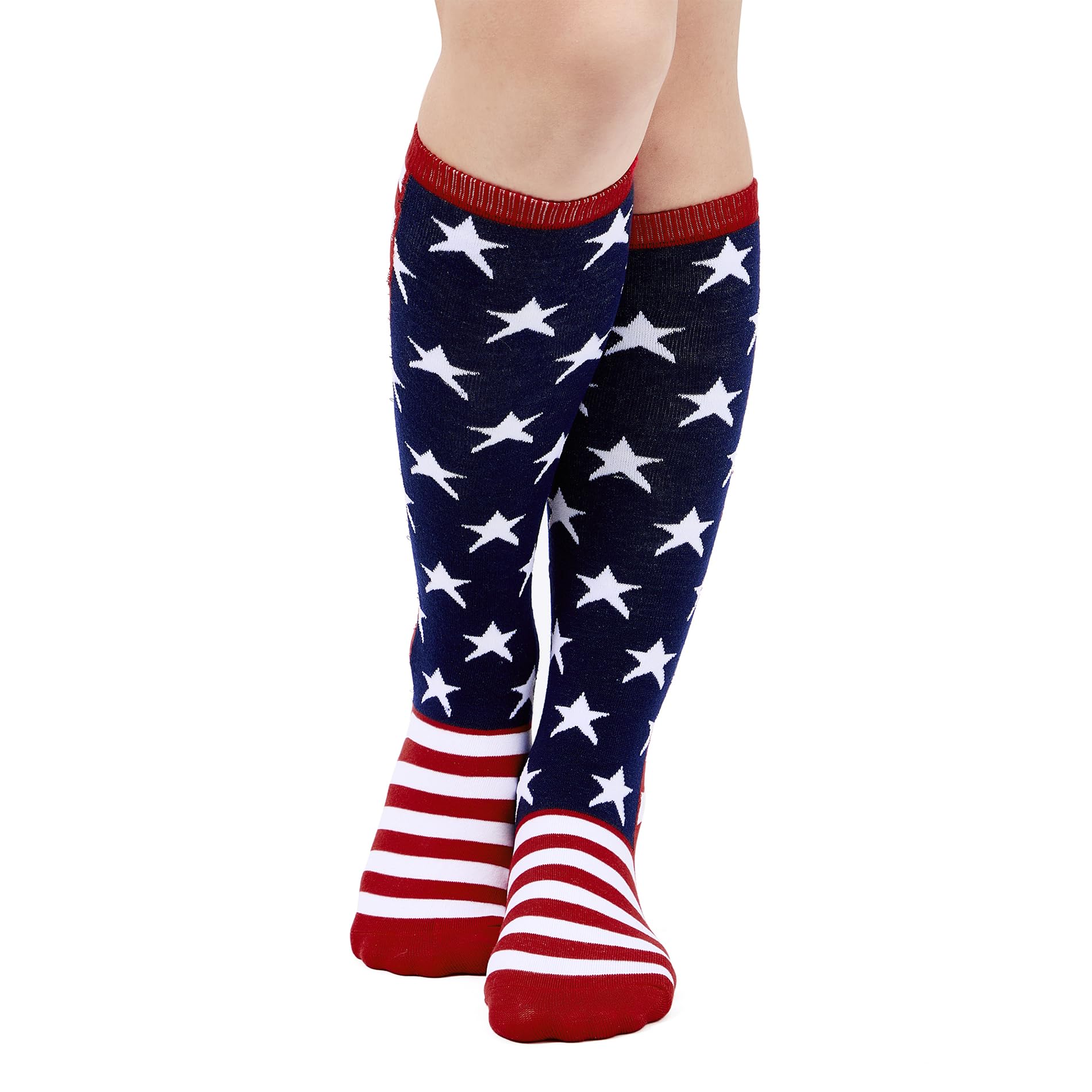 Athletic Softball Socks Baseball Soccer Socks Women Knee High Socks 1 Pack
