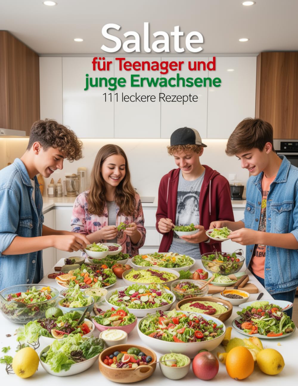 Salate für Teenager und junge Erwachsene – 111 leckere Rezepte: einfach, gesund & perfekt für deinen Lifestyle – für jeden Tag als Azubi, Student oder ... & Backen für Teenanger und junge Erwachsene)