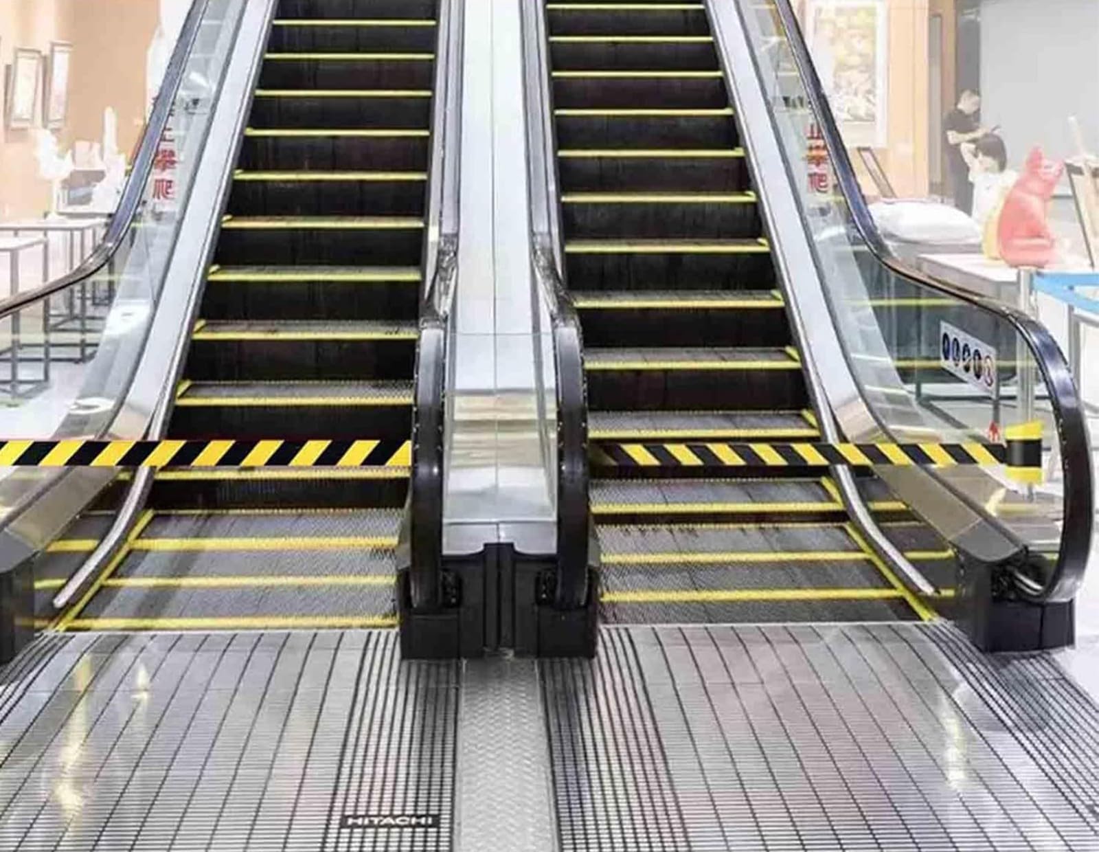 Cinturón De Barrera Retráctil De Pared De 1,98 M (6,5 Pies) con Cinta De Seguridad Amarilla/Negra. Sistema De Partición para Control De Multitudes. Cinturón De Precaución para Una