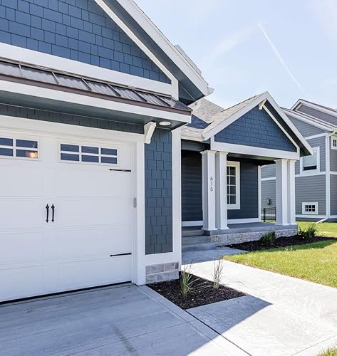 Vista 156 de Metal Numbers for House Outside, 5 Inch Modern House Numbers, DIY Floating Address Numbers with Screws, Rust Free Zinc Alloy, Silver Number 5