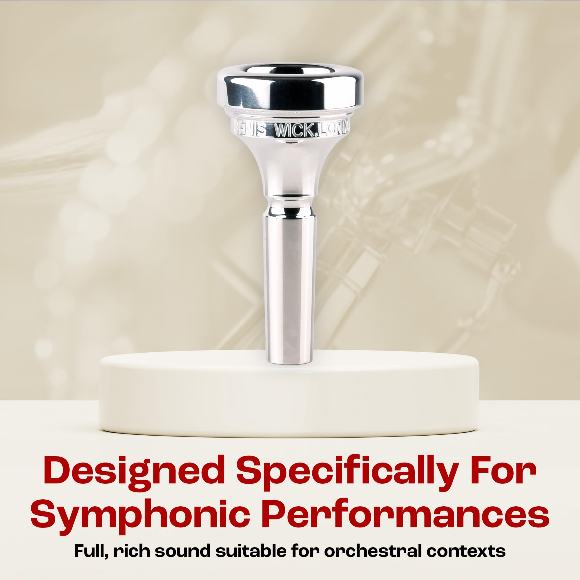 DENIS WICK Boquilla para trombón Classic plateada 5ABL (58805ABL)