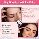 Vega Eyebrow Razor for Women | Face Razor & Eyebrow Shaper Set of 3 | Facial Hair Remover & Eyebrow Trimmer for Women | Stainless Steel Blade for Peach Fuzz, Upper Lips & Smooth Skin | (ESS-01) gallery image